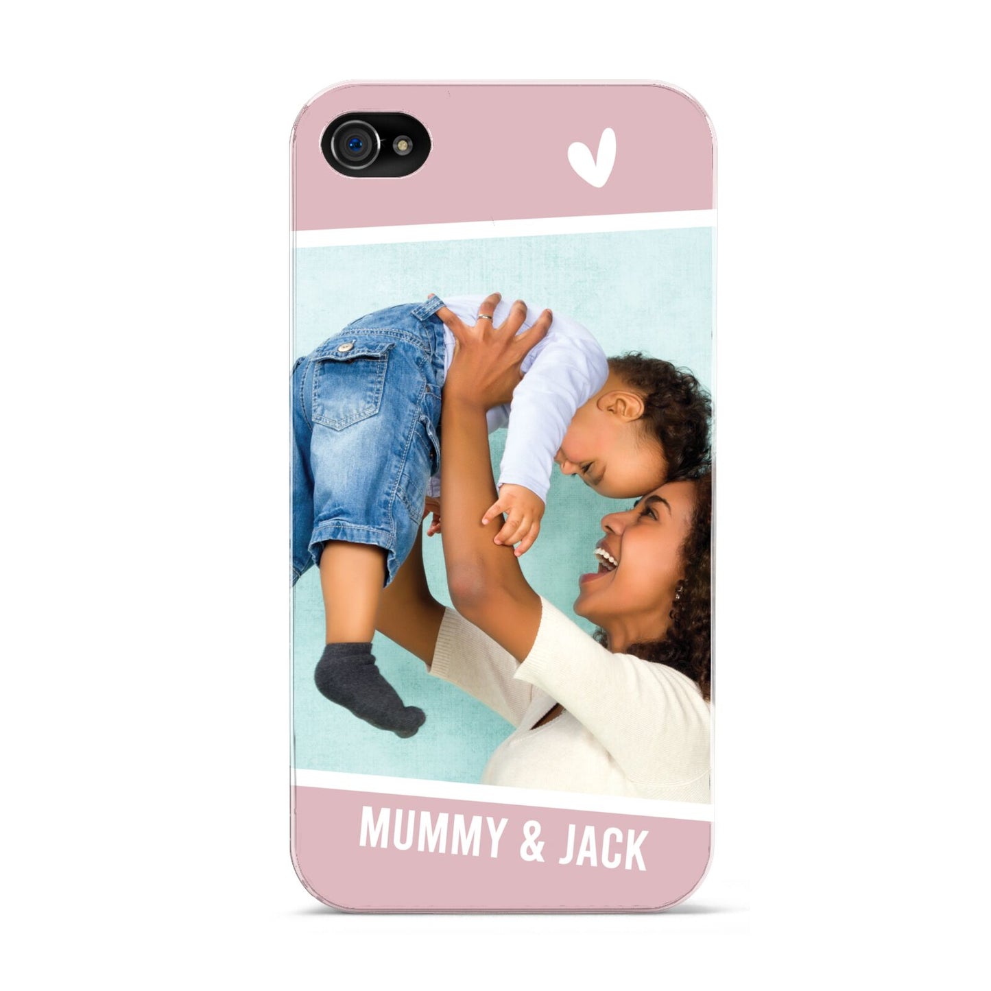 Personalised Photo Mummy and Child Apple iPhone 4s Case