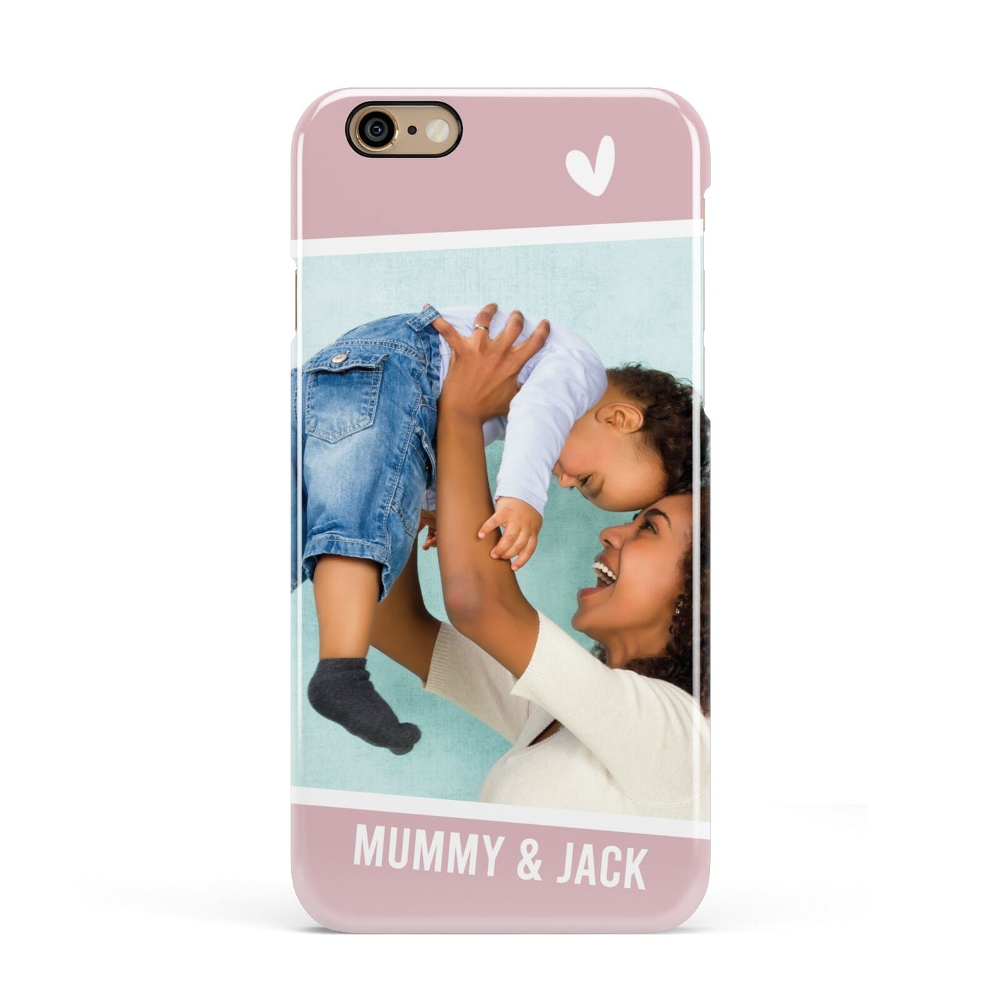 Personalised Photo Mummy and Child Apple iPhone 6 3D Snap Case