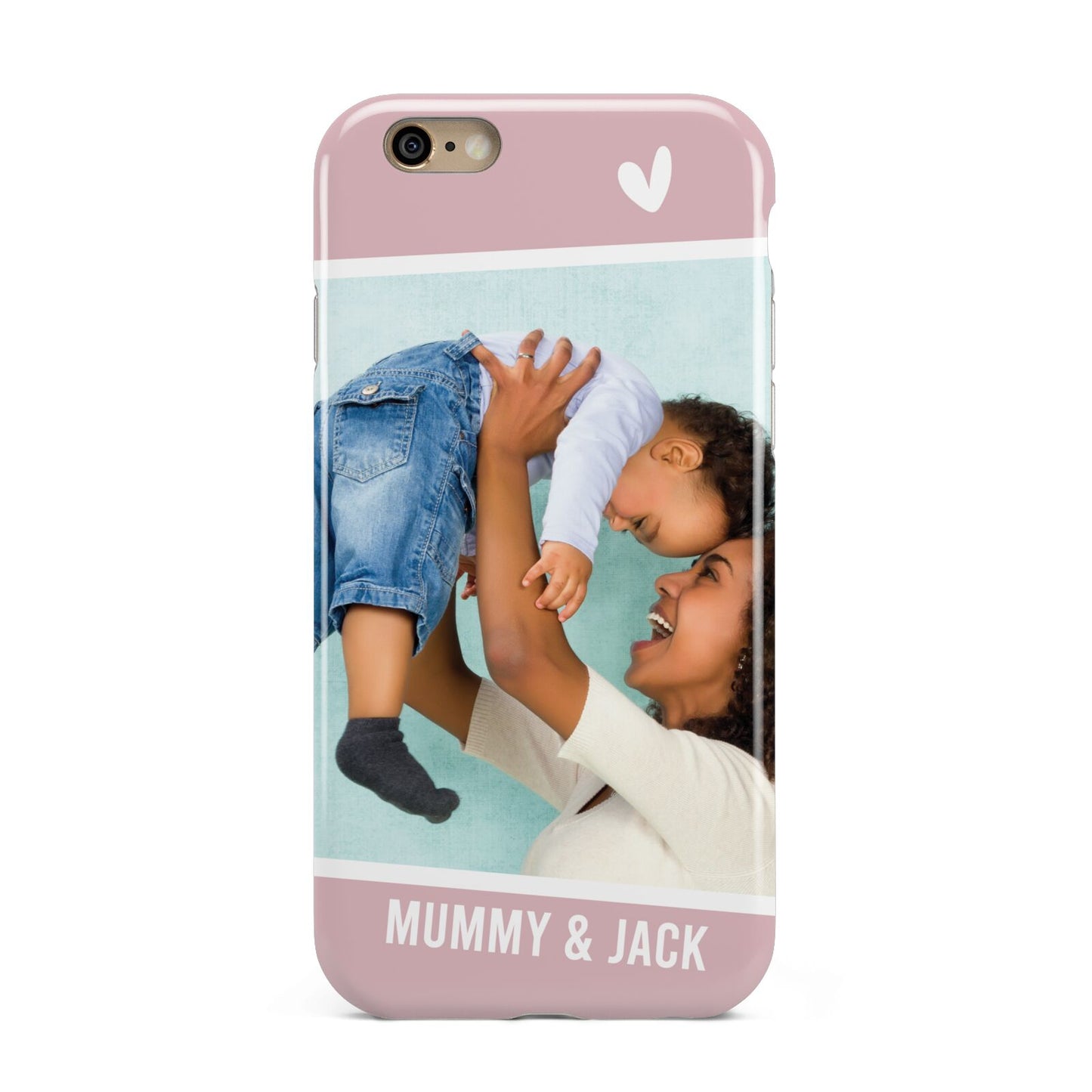 Personalised Photo Mummy and Child Apple iPhone 6 3D Tough Case