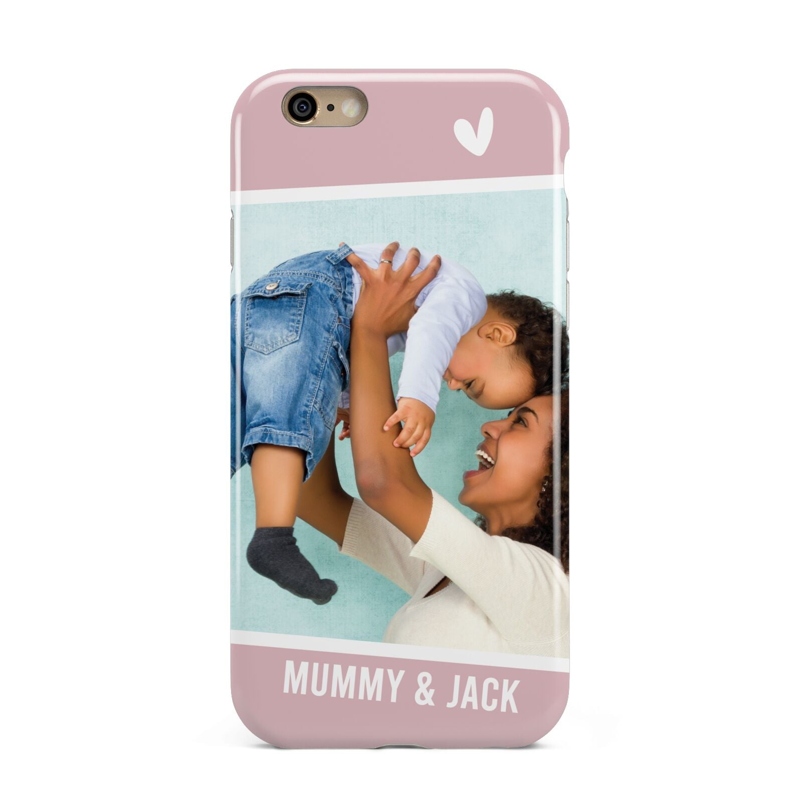 Personalised Photo Mummy and Child Apple iPhone 6 3D Tough Case