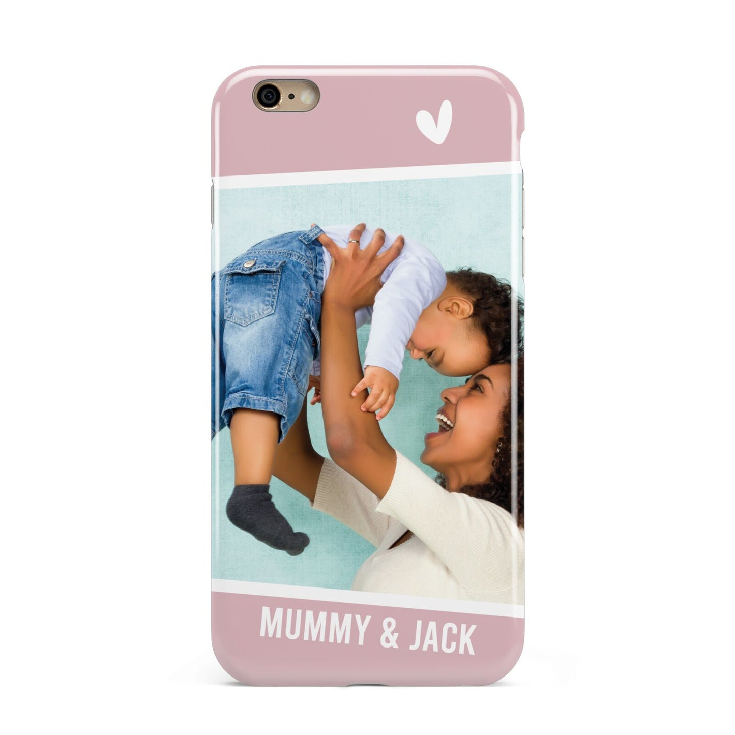 Personalised Photo Mummy and Child Apple iPhone 6 Plus 3D Tough Case