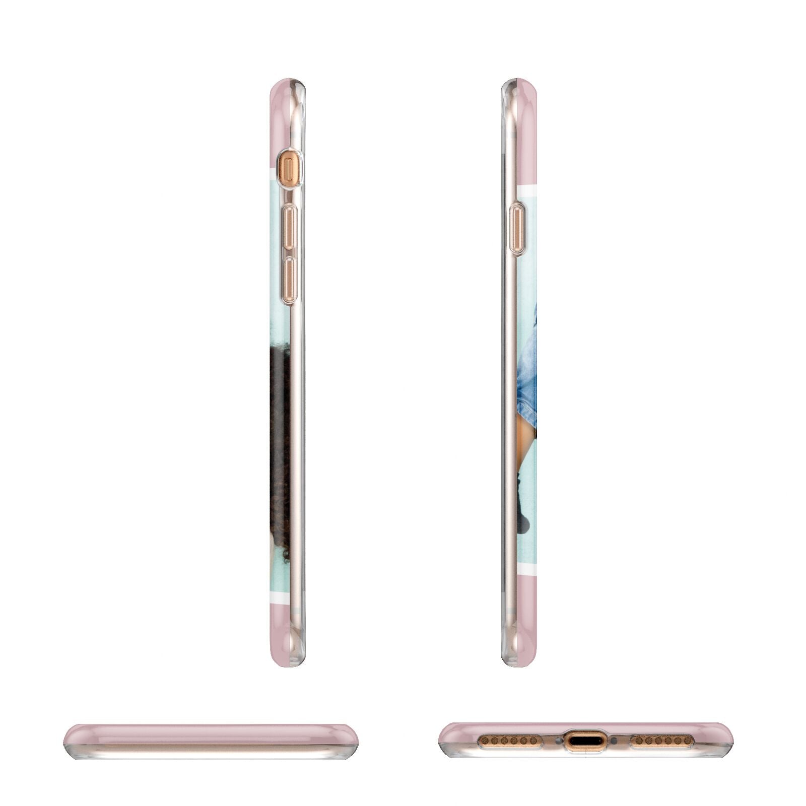 Personalised Photo Mummy and Child Apple iPhone 7 8 3D Wrap Tough Case Alternative Image Angles