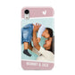 Personalised Photo Mummy and Child Apple iPhone XR White 3D Tough Case
