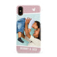 Personalised Photo Mummy and Child Apple iPhone XS 3D Snap Case