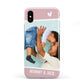 Personalised Photo Mummy and Child Apple iPhone XS 3D Tough