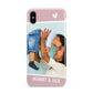Personalised Photo Mummy and Child Apple iPhone Xs Max 3D Tough Case