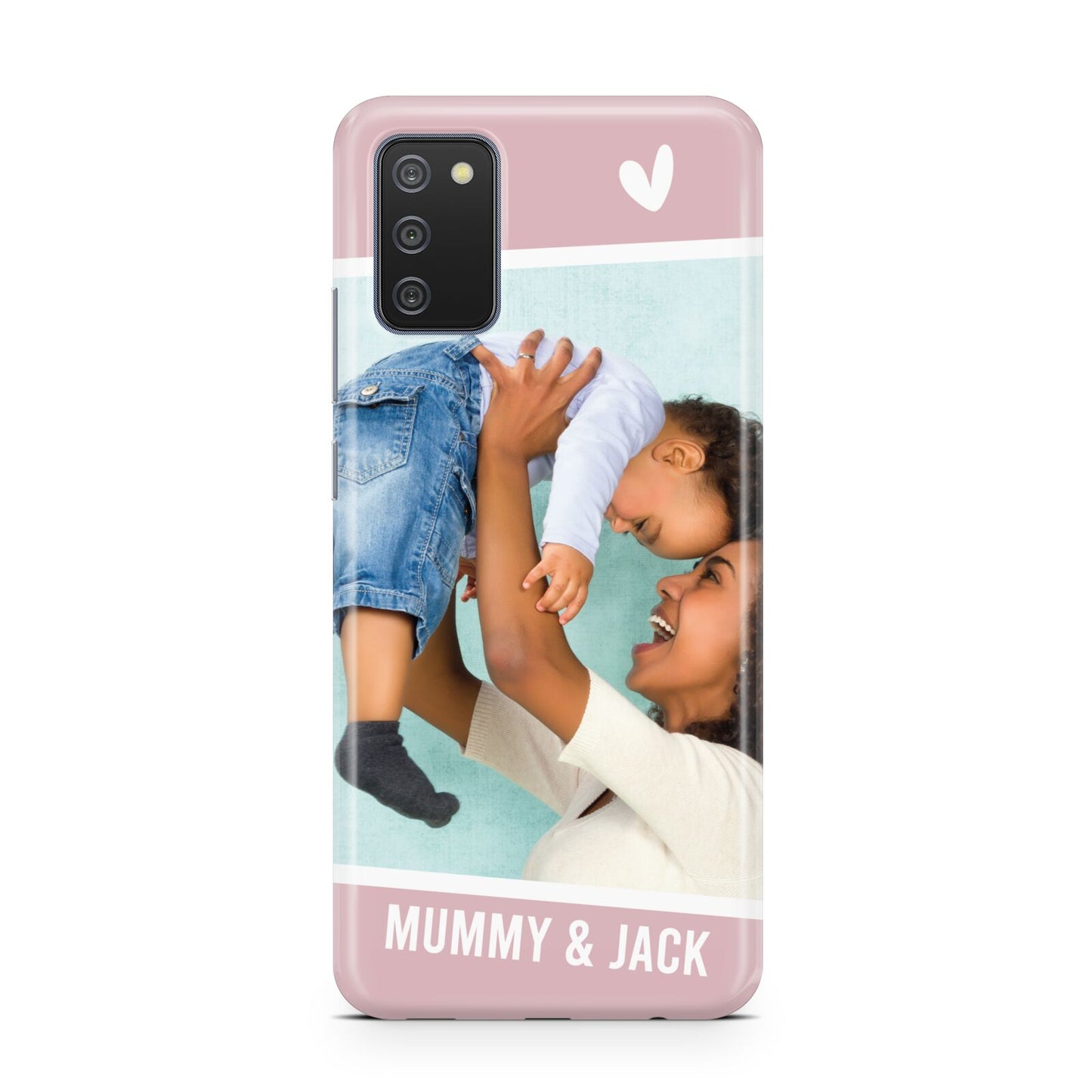 Personalised Photo Mummy and Child Samsung A02s Case