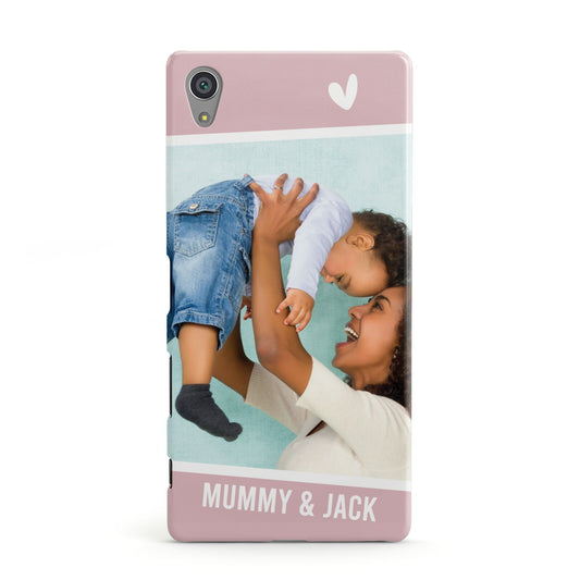 Personalised Photo Mummy and Child Sony Xperia Case