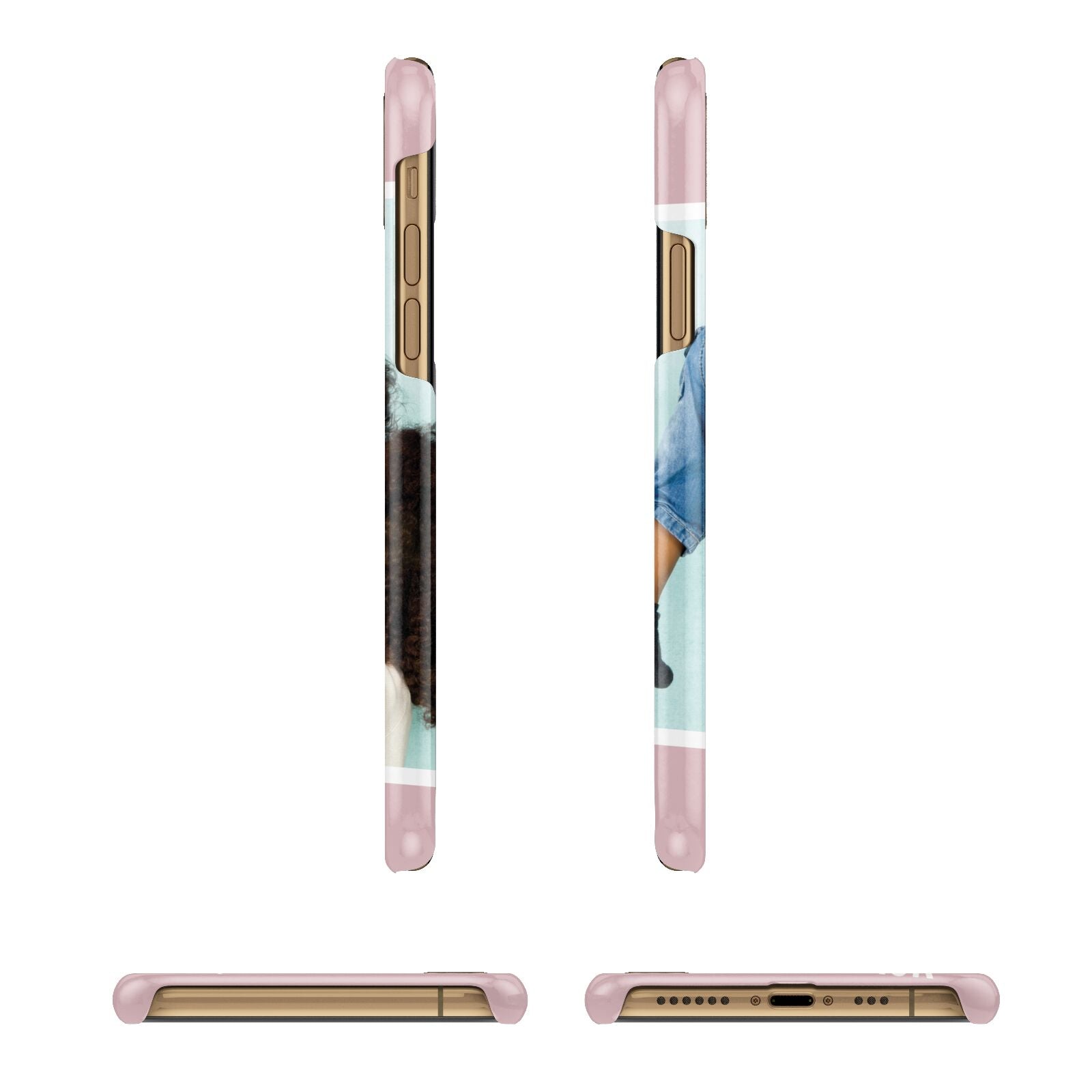 Personalised Photo Mummy and Child iPhone 11 3D Snap Case Angle Images