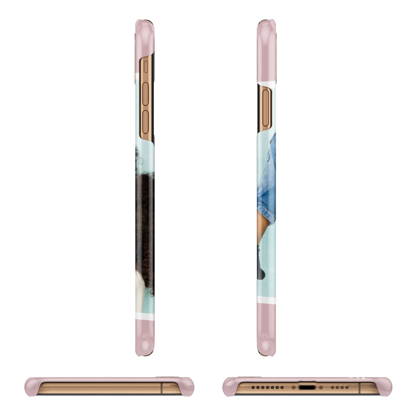 Personalised Photo Mummy and Child iPhone 11 Pro Max 3D Snap Case Angle Images