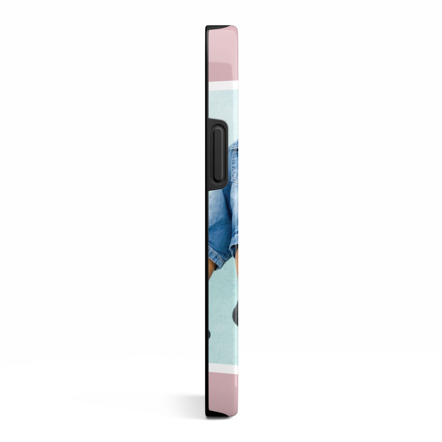 Personalised Photo Mummy and Child iPhone 13 Mini Side Image 3D Tough Case