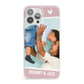 Personalised Photo Mummy and Child iPhone 13 Pro Max Clear Bumper Case