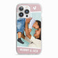 Personalised Photo Mummy and Child iPhone 13 Pro TPU Impact Case with White Edges