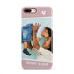 Personalised Photo Mummy and Child iPhone 8 Plus 3D Snap Case on Gold Phone