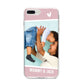 Personalised Photo Mummy and Child iPhone 8 Plus Bumper Case on Silver iPhone