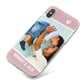 Personalised Photo Mummy and Child iPhone X Bumper Case on Silver iPhone