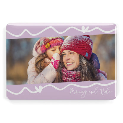 Personalised Photo Mummy and Name Apple MacBook Case