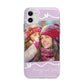 Personalised Photo Mummy and Name Apple iPhone 11 in White with Bumper Case