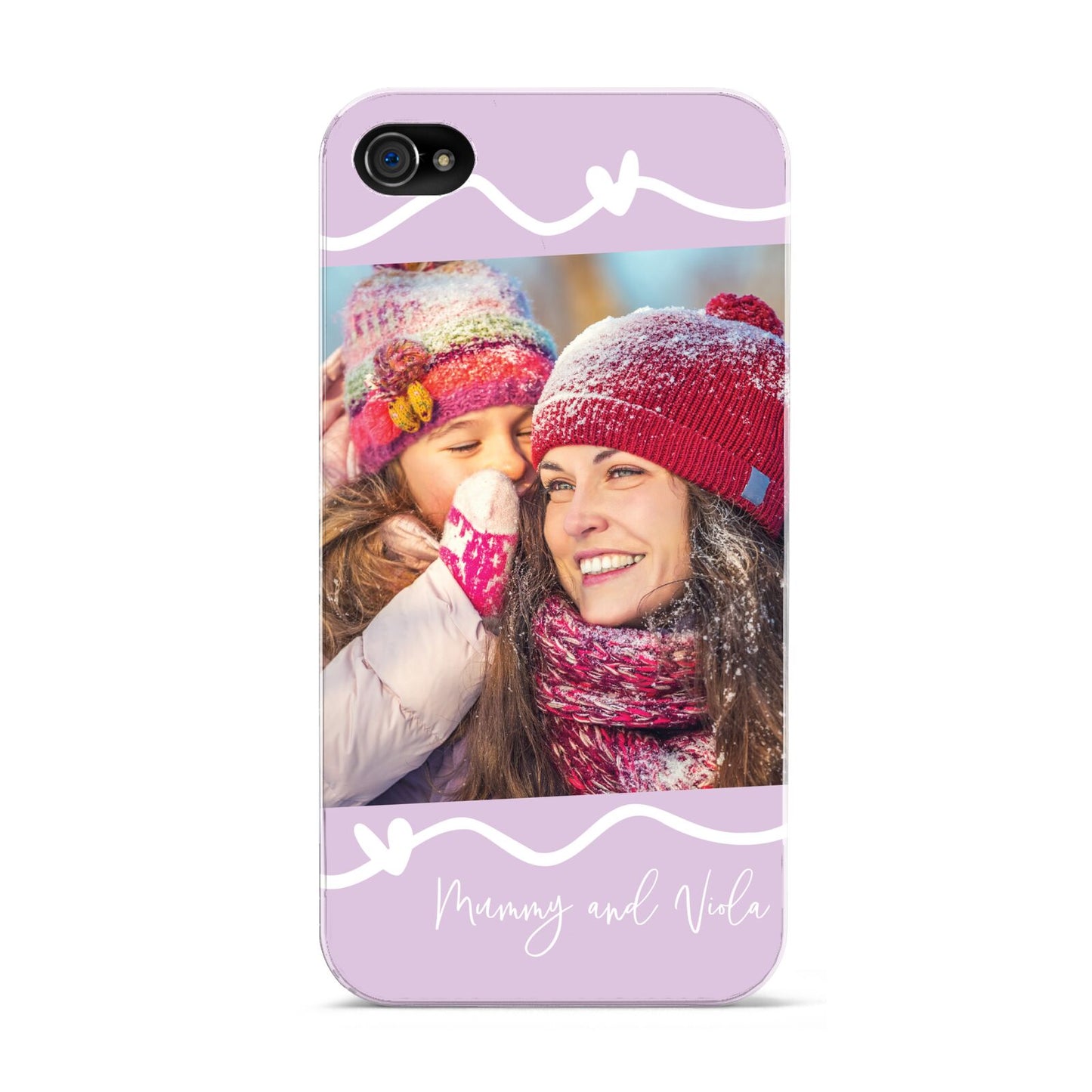 Personalised Photo Mummy and Name Apple iPhone 4s Case