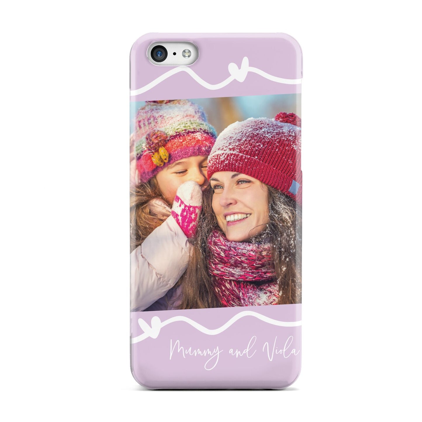 Personalised Photo Mummy and Name Apple iPhone 5c Case