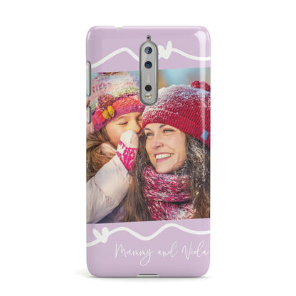 Personalised Photo Mummy and Name Nokia Case