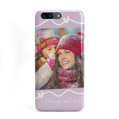 Personalised Photo Mummy and Name OnePlus Case