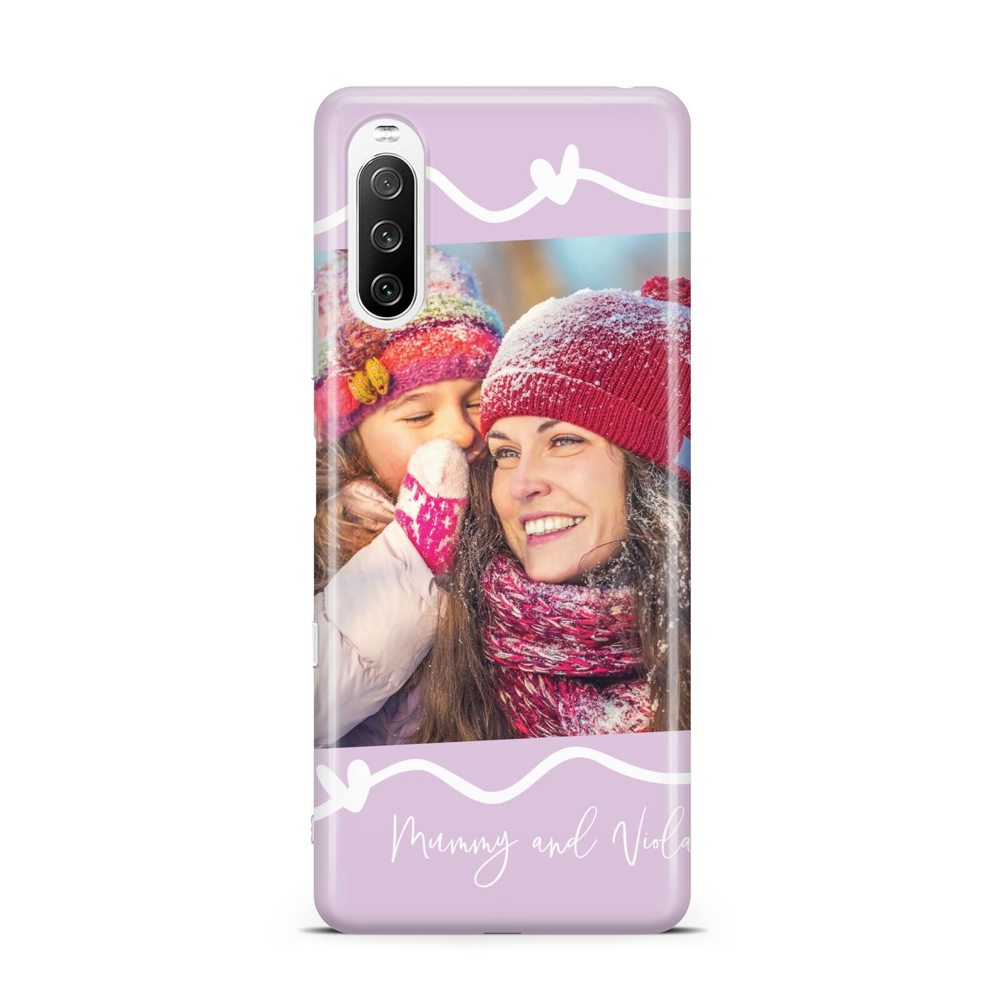 Personalised Photo Mummy and Name Sony Xperia 10 III Case