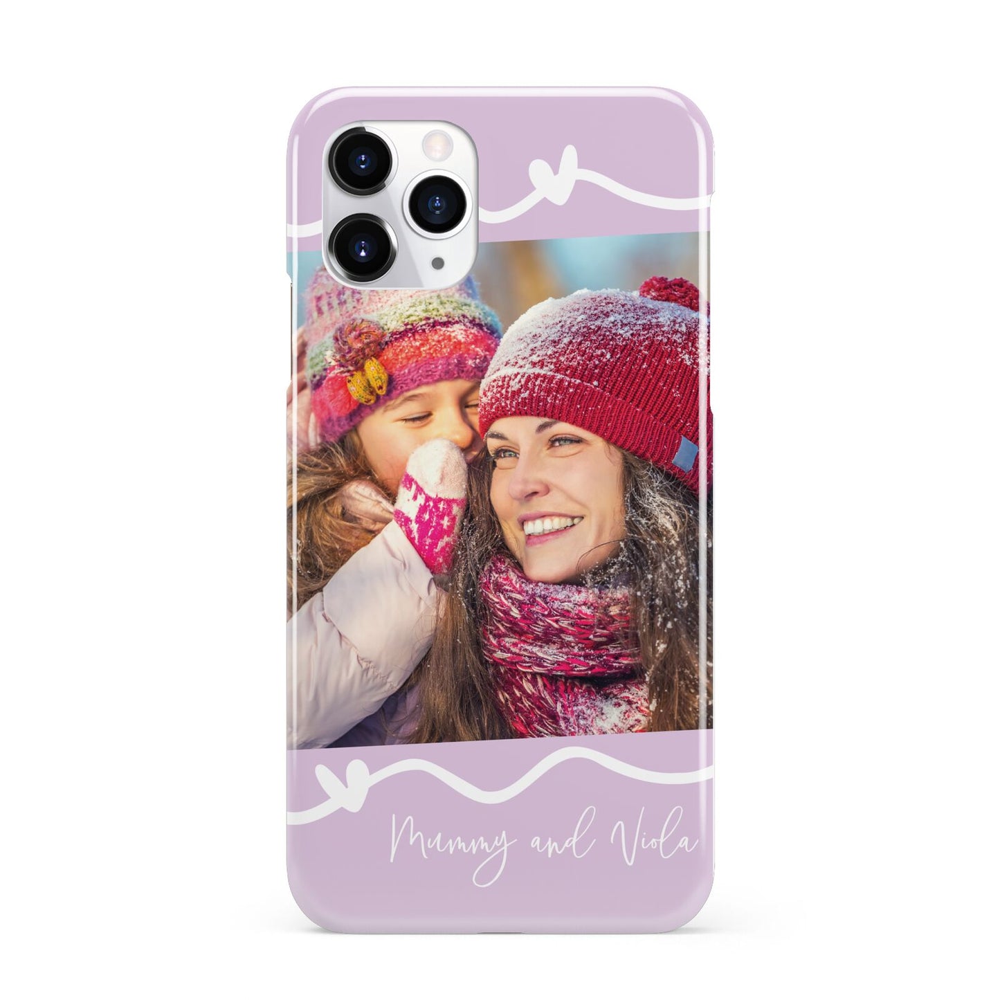 Personalised Photo Mummy and Name iPhone 11 Pro 3D Snap Case