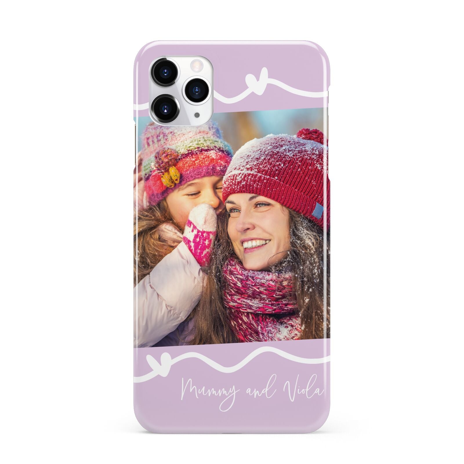 Personalised Photo Mummy and Name iPhone 11 Pro Max 3D Snap Case