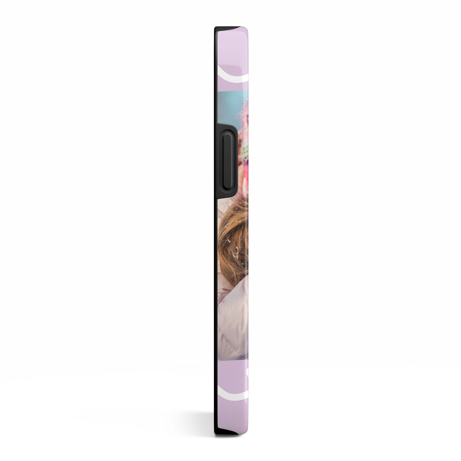 Personalised Photo Mummy and Name iPhone 13 Mini Side Image 3D Tough Case