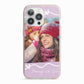 Personalised Photo Mummy and Name iPhone 13 Pro TPU Impact Case with Pink Edges