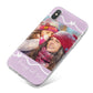 Personalised Photo Mummy and Name iPhone X Bumper Case on Silver iPhone