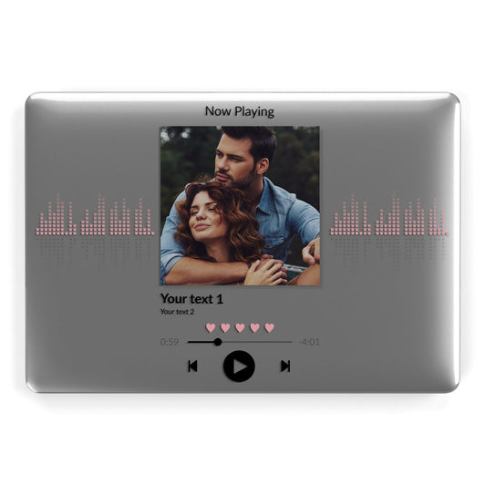 Personalised Photo Music Apple MacBook Case