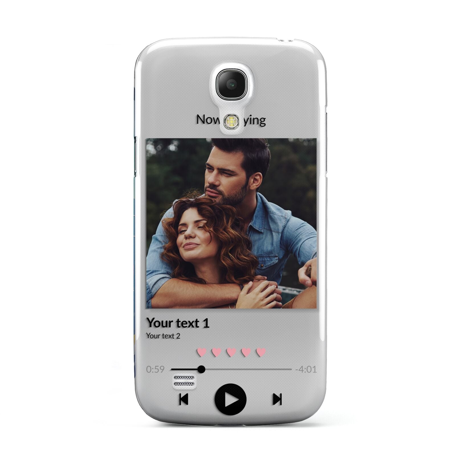 Personalised Photo Music Samsung Galaxy S4 Mini Case