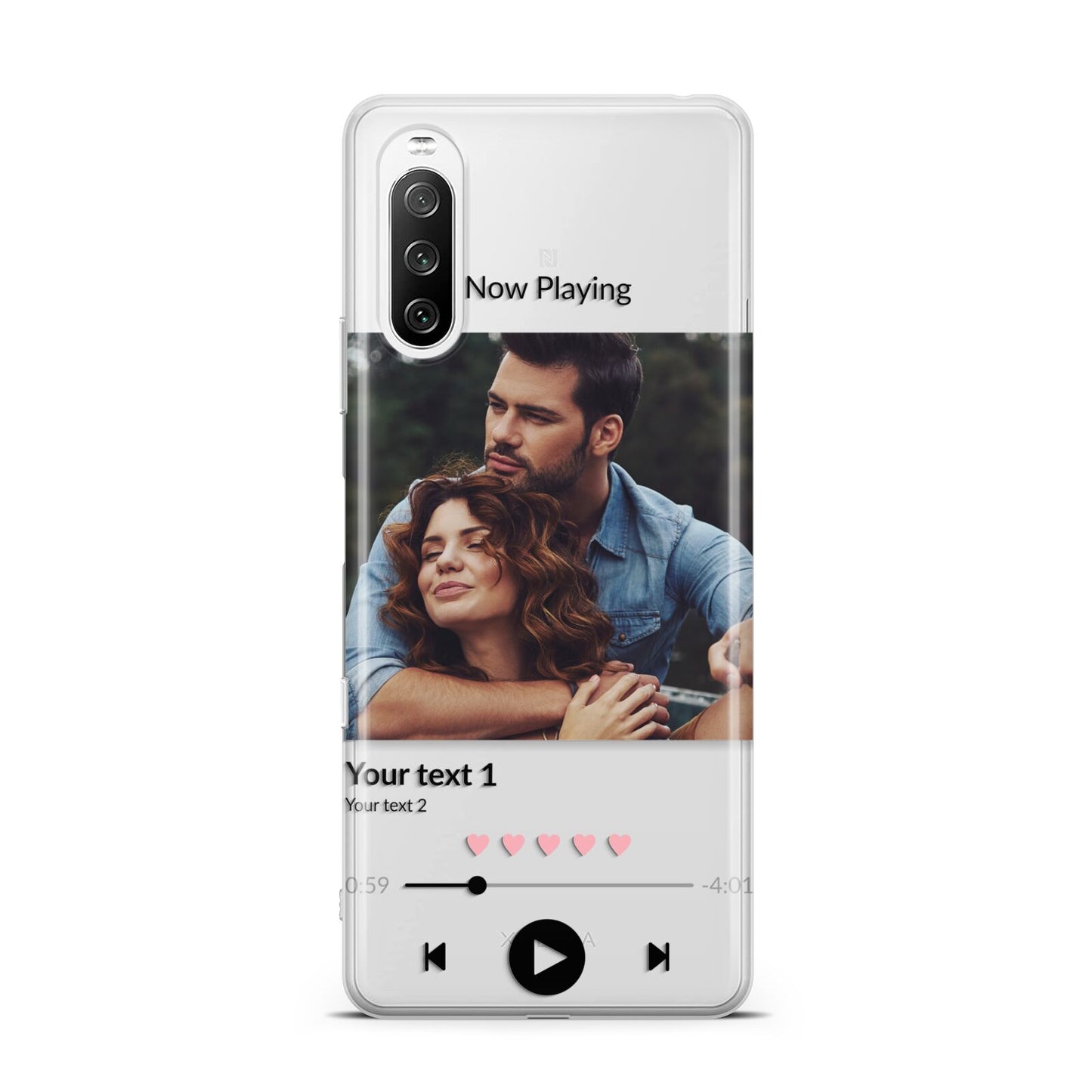 Personalised Photo Music Sony Xperia 10 III Case