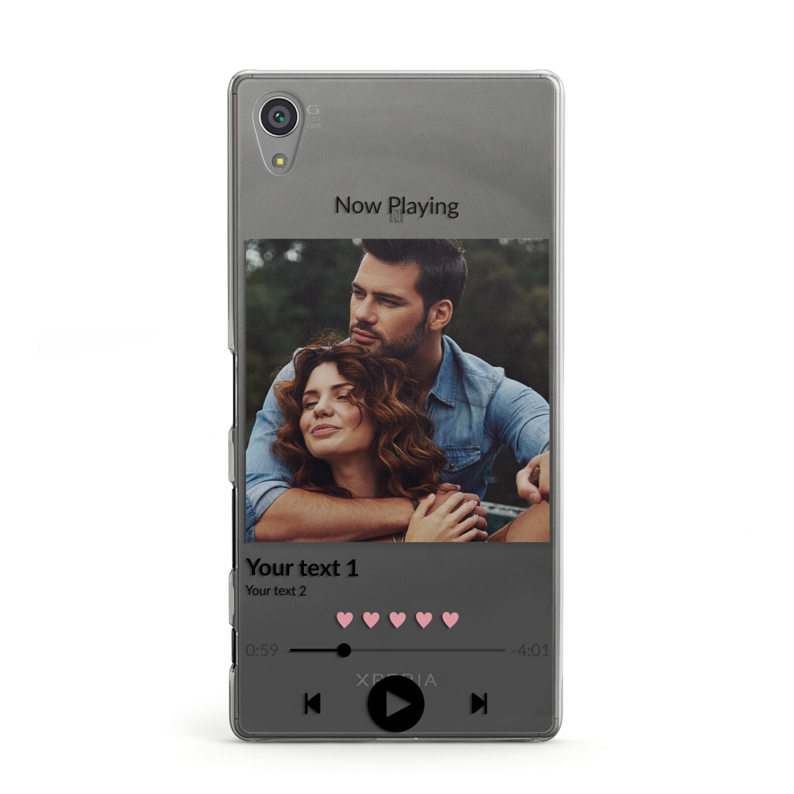 Personalised Photo Music Sony Xperia Case