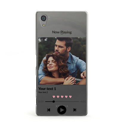 Personalised Photo Music Sony Xperia Case