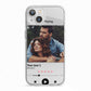 Personalised Photo Music iPhone 13 TPU Impact Case with White Edges