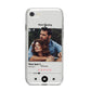 Personalised Photo Music iPhone 8 Bumper Case on Silver iPhone