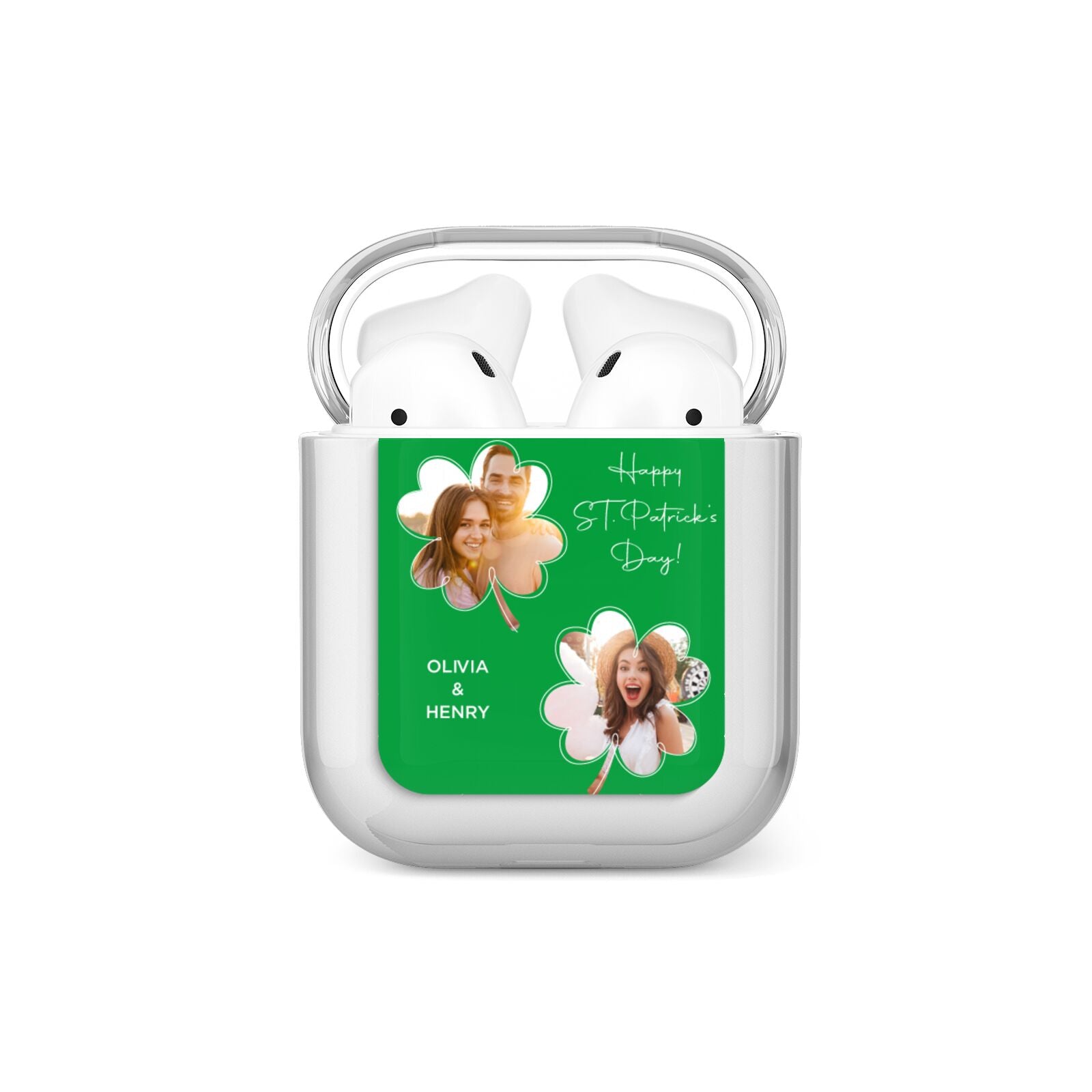 Personalised Photo St Patricks Day AirPods Case
