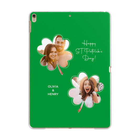 Personalised Photo St Patricks Day Apple iPad Gold Case