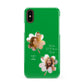Personalised Photo St Patricks Day Apple iPhone XS 3D Snap Case