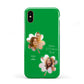 Personalised Photo St Patricks Day Apple iPhone XS 3D Tough