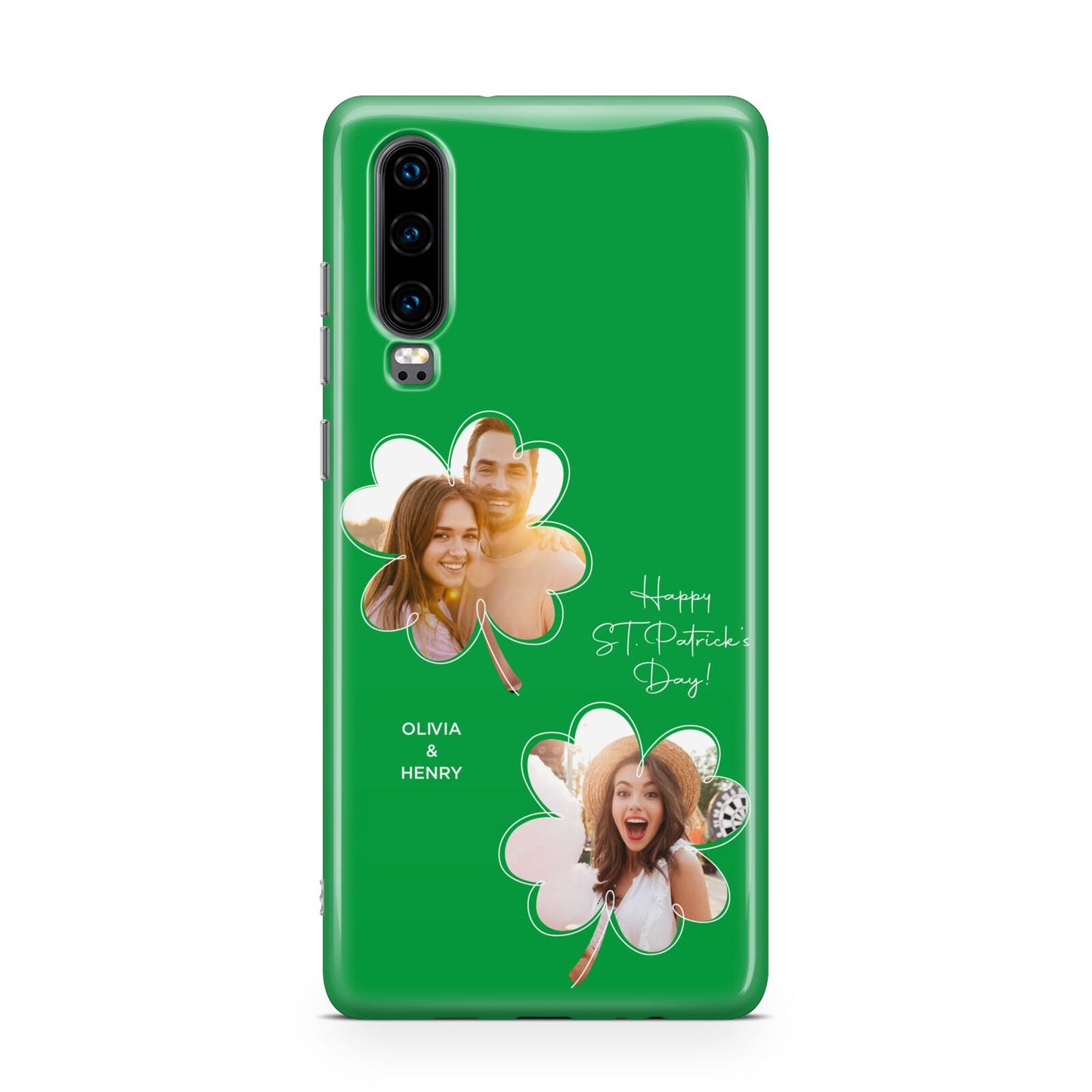 Personalised Photo St Patricks Day Huawei P30 Phone Case