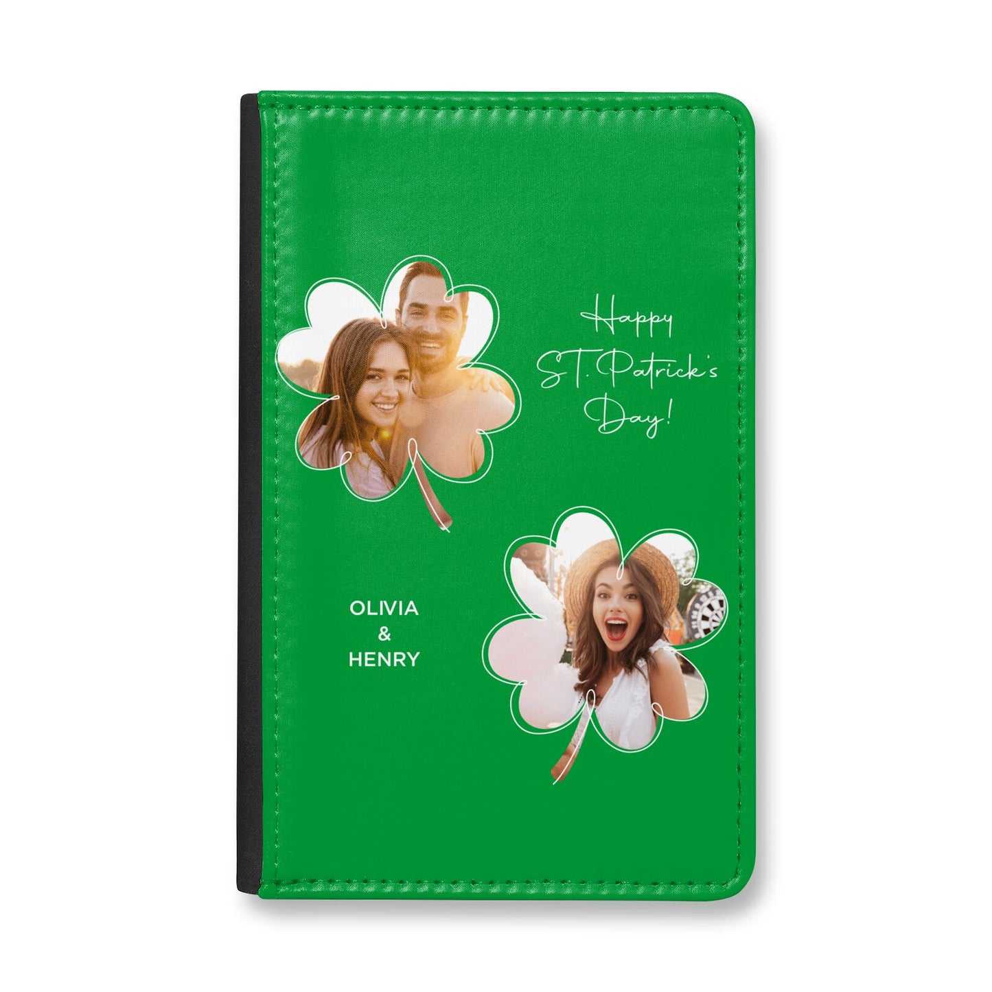 Personalised Photo St Patricks Day Passport Holder