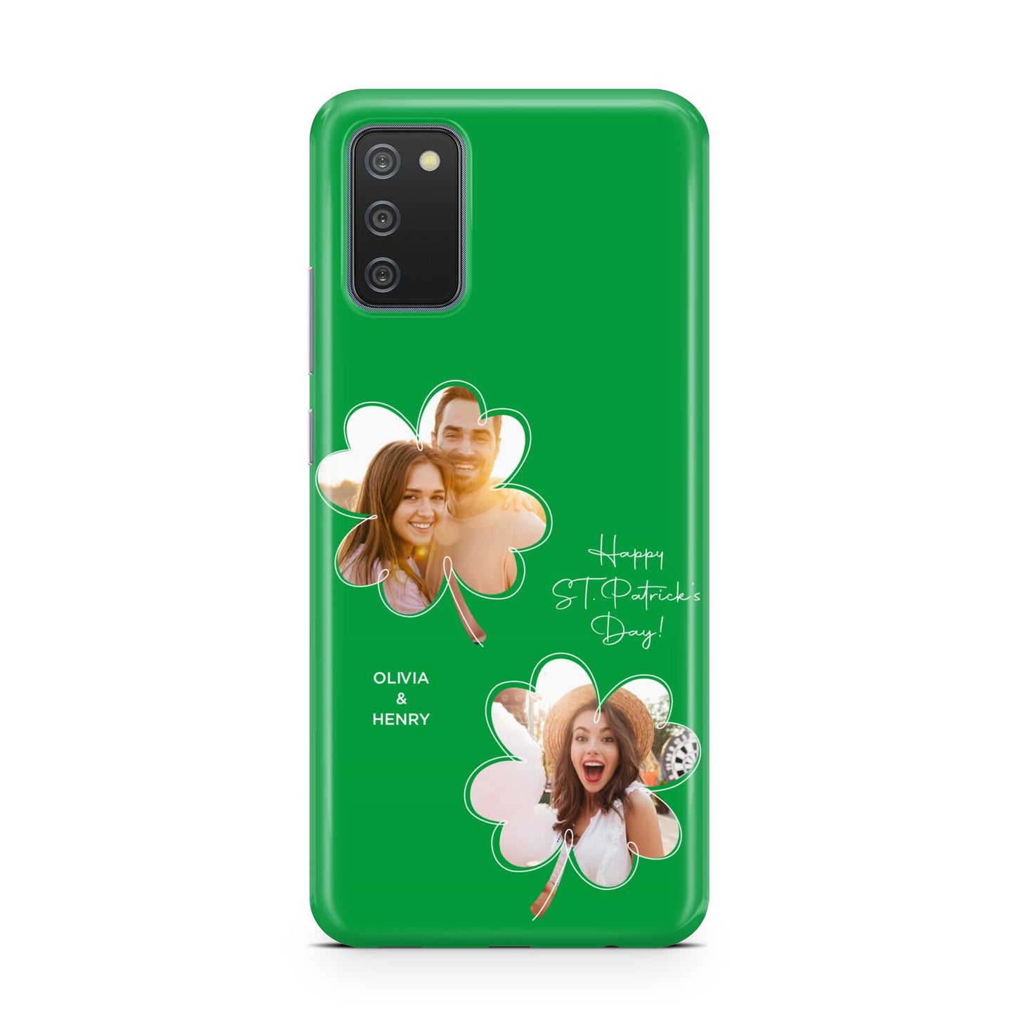 Personalised Photo St Patricks Day Samsung A02s Case