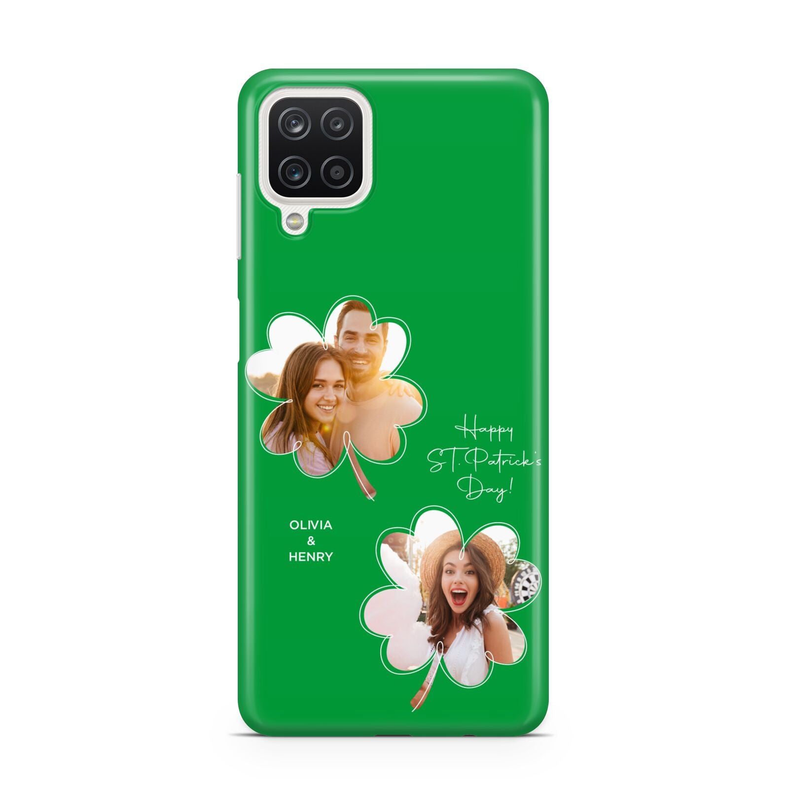 Personalised Photo St Patricks Day Samsung A12 Case