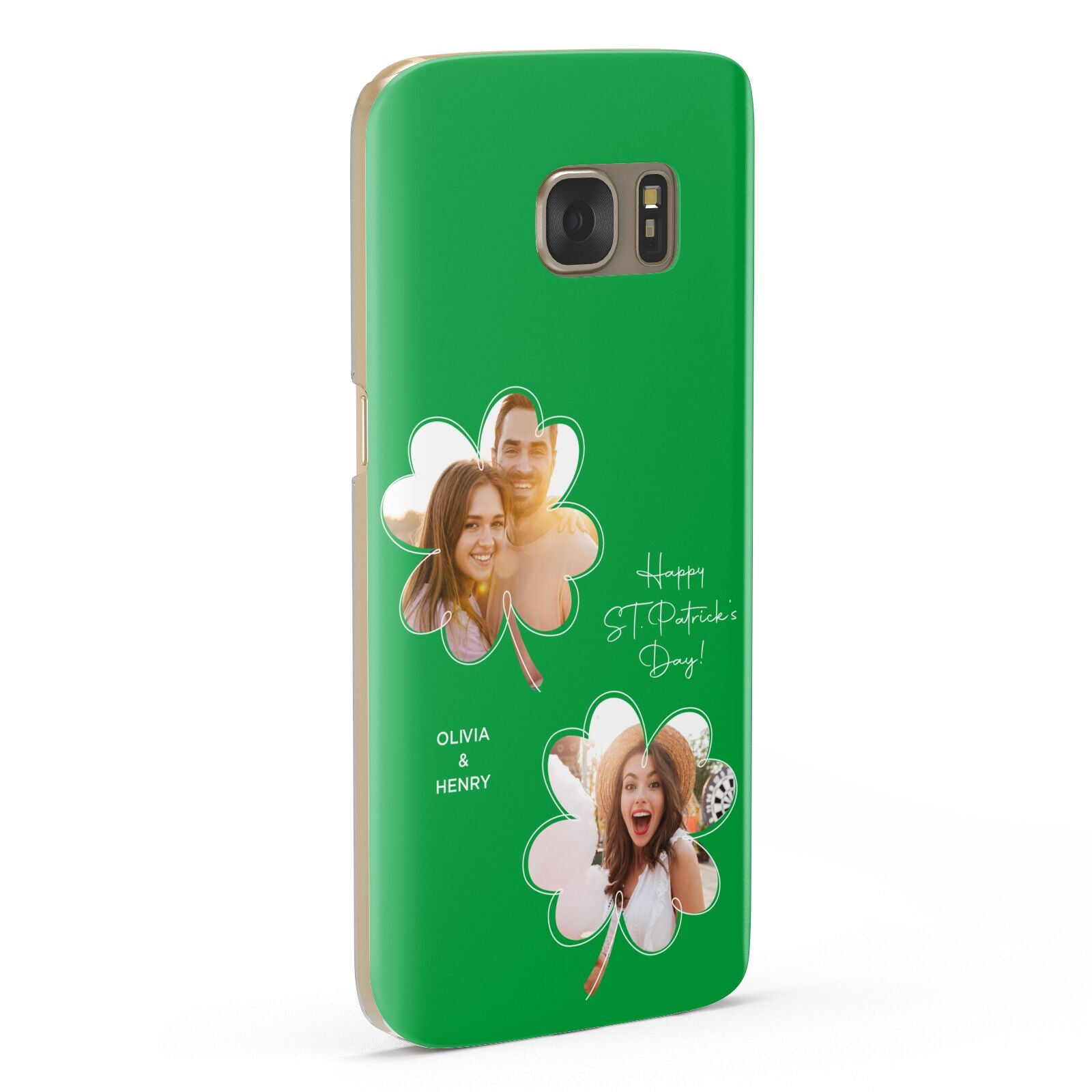 Personalised Photo St Patricks Day Samsung Galaxy Case Fourty Five Degrees