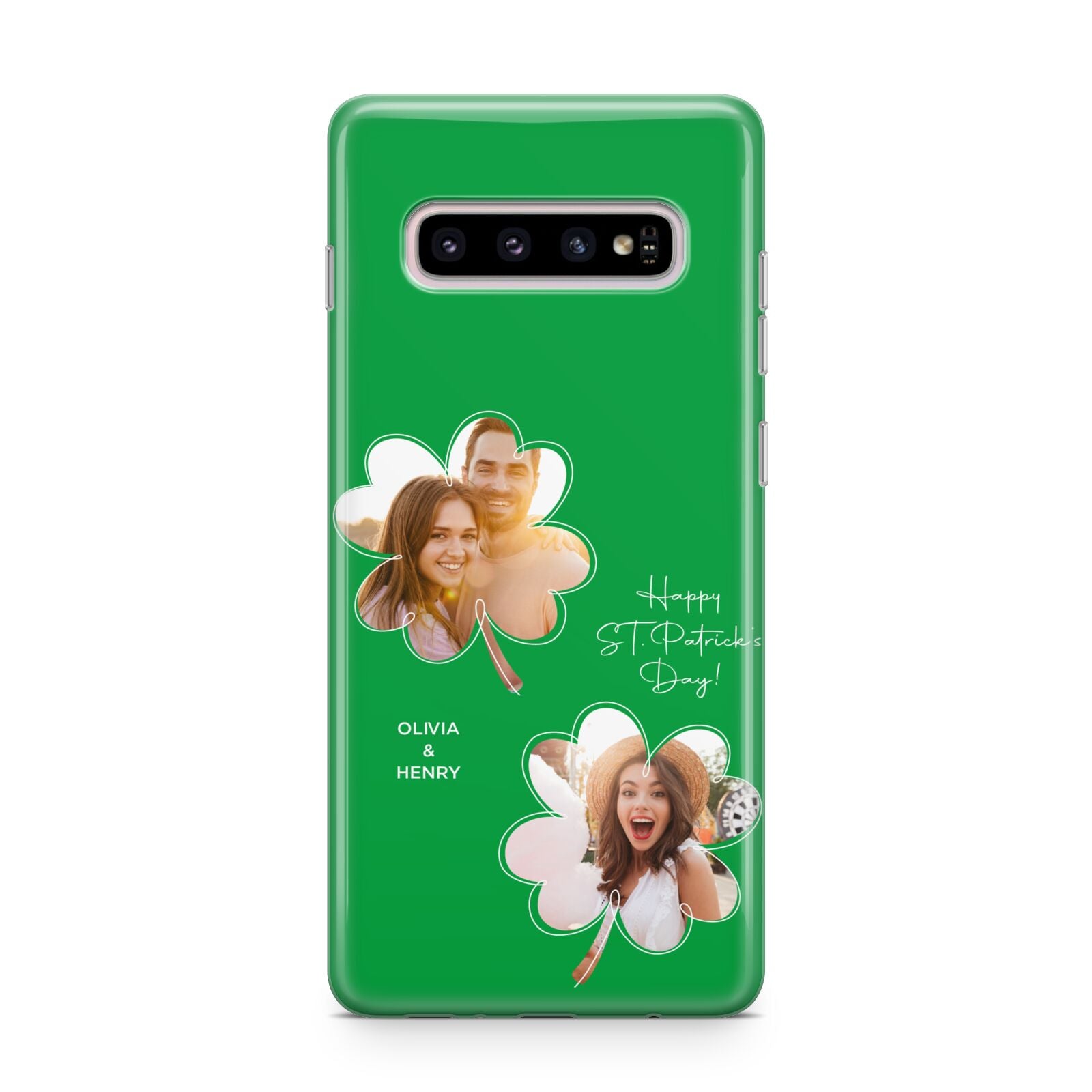 Personalised Photo St Patricks Day Samsung Galaxy S10 Plus Case