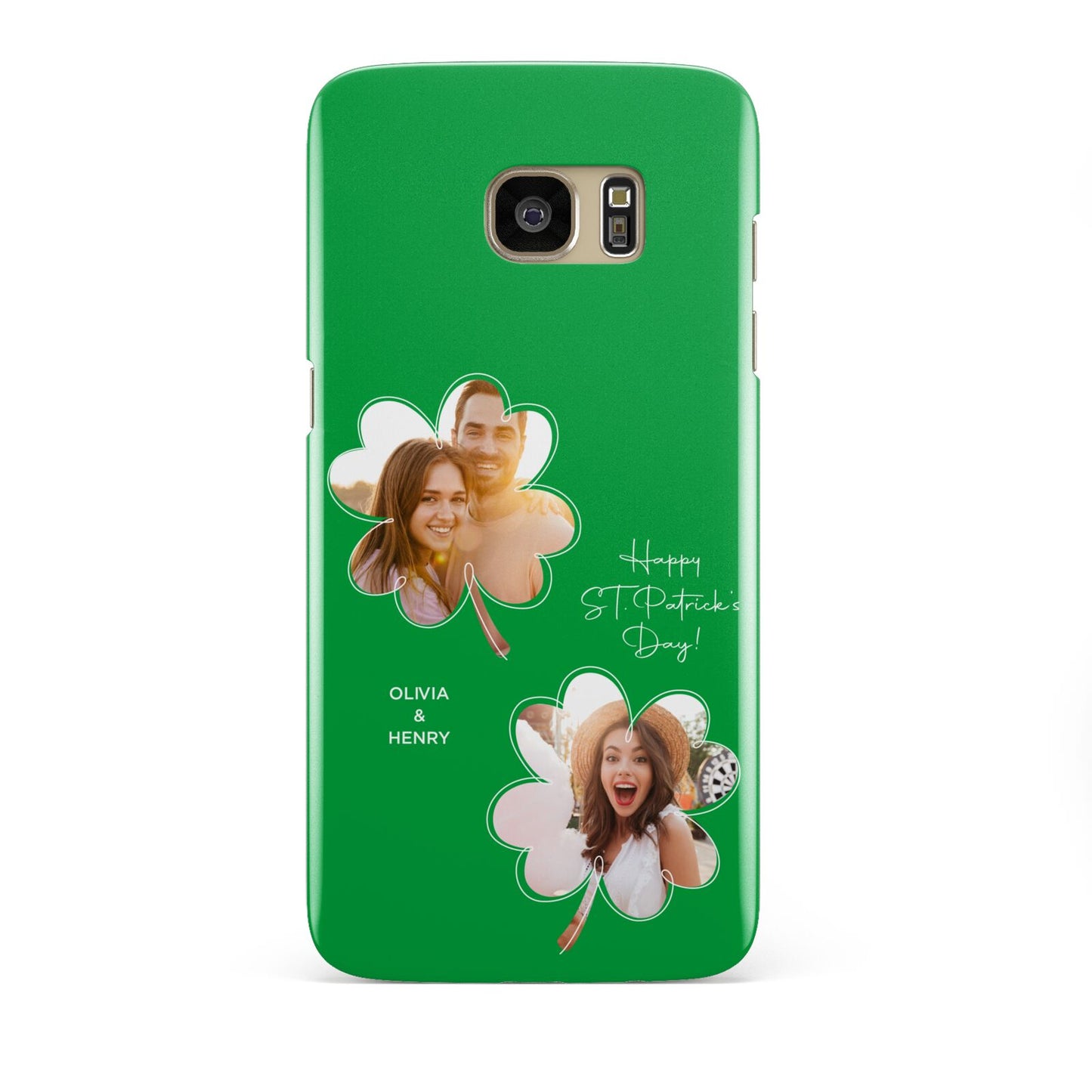 Personalised Photo St Patricks Day Samsung Galaxy S7 Edge Case